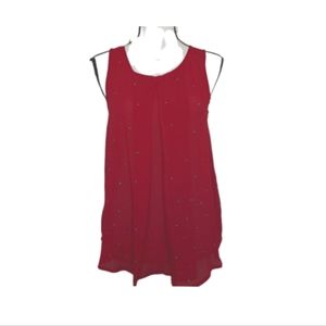 NWT Juicy Couture Embellished Cutaway Woven Tank